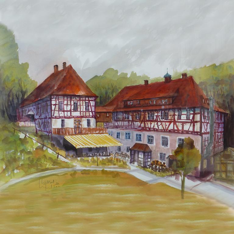 Waldgasthof Wildbad Burgbernheim المظهر الخارجي الصورة